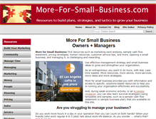 Tablet Screenshot of more-for-small-business.com
